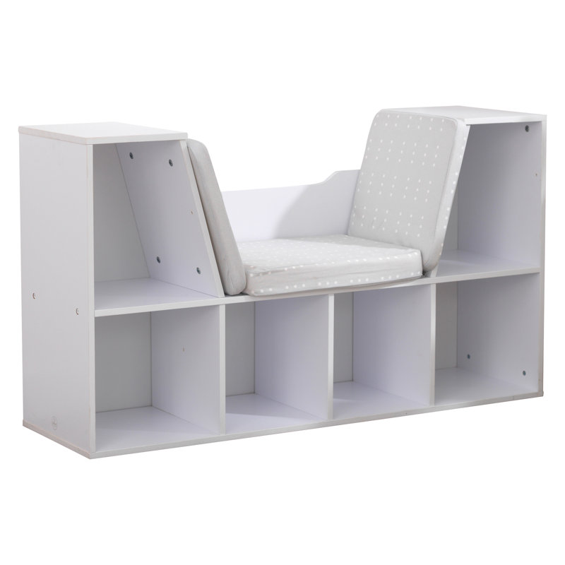 KidKraft Bookcase with Reading Nook, 6 Shelves
