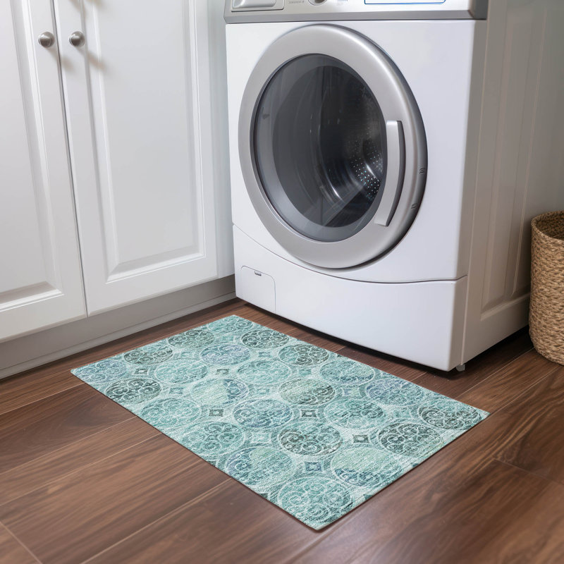  Paillasson intérieur antidérapant Neysa, Rectangle 1 pi 8 po x 2 pi 6 po