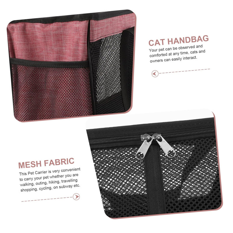 Ensemble de 2 sacs Oxford en maille respirante pour animaux