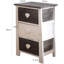 37cm W Solid Wood Bedside Table