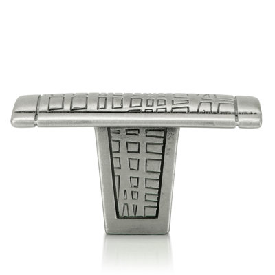 DOVER KNOB; BURNISHED PEWTER FINISH