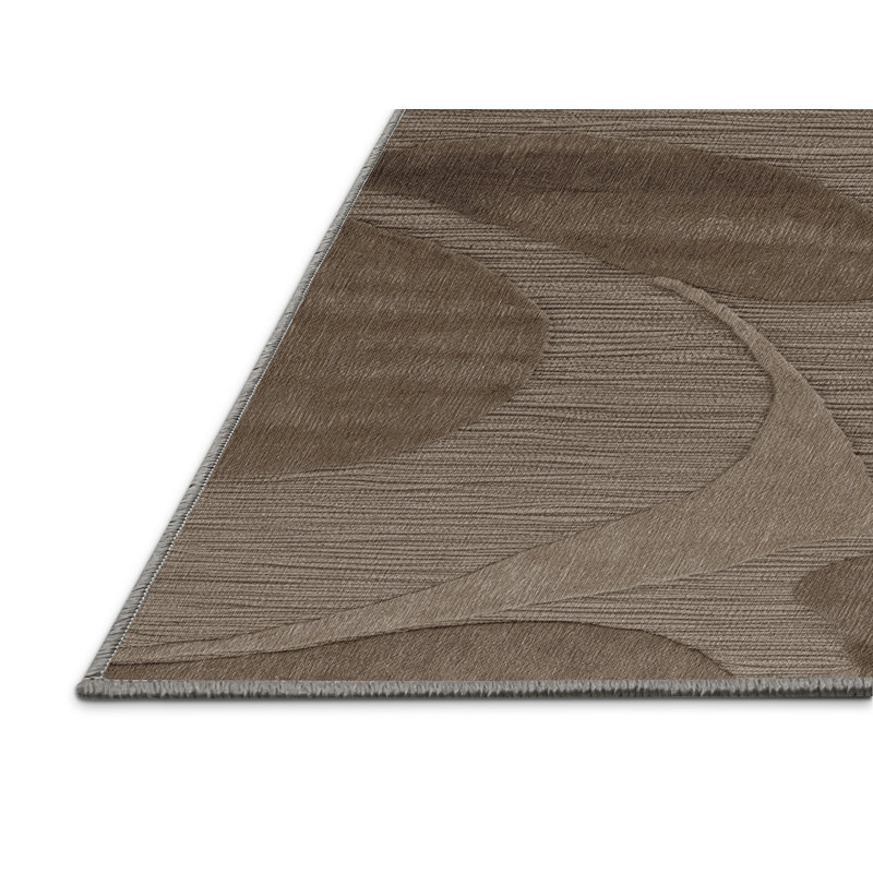 Machine Washable Abstract Gray Area Rug, Rectangle 5' x 7'