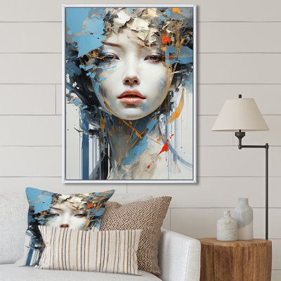 Minimalisme, femme asiatique, art sur toile_106448