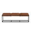 Melbourne Leather Dining Bench