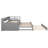Twin XL Wood Daybed With 2 Trundles, 3 Storage Cubbies, 1 Light For Free And USB Charging Design-1590881196