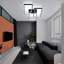 Bergevin LED Semi Flush Mount-953142356