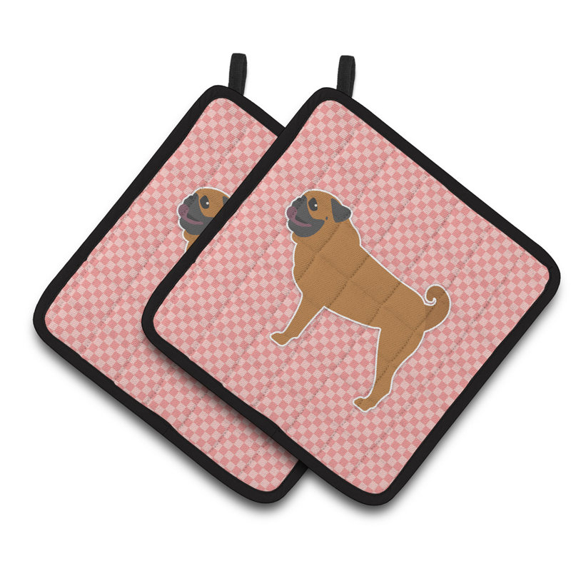 Cuisinier poignée de damier east urban home carlin, Rose