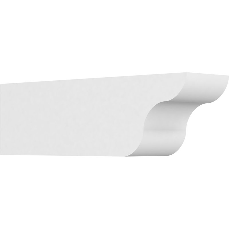 5"W x 6"H x 20"L Standard Carmel Architectural Grade PVC Rafter Tail, 6"H x 5"W x 20"D