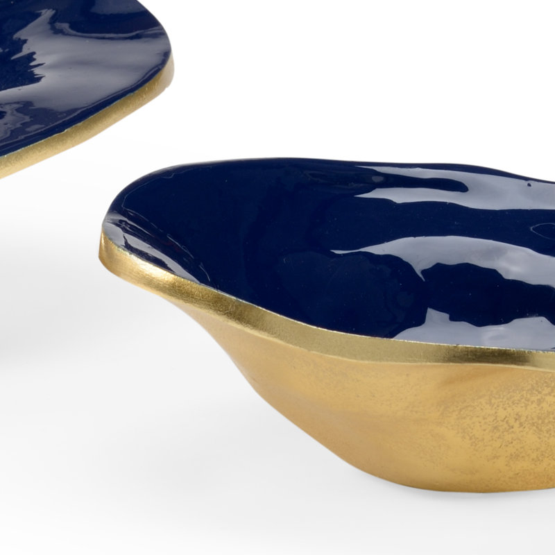 Coastal Metal Decorative Bowl Set