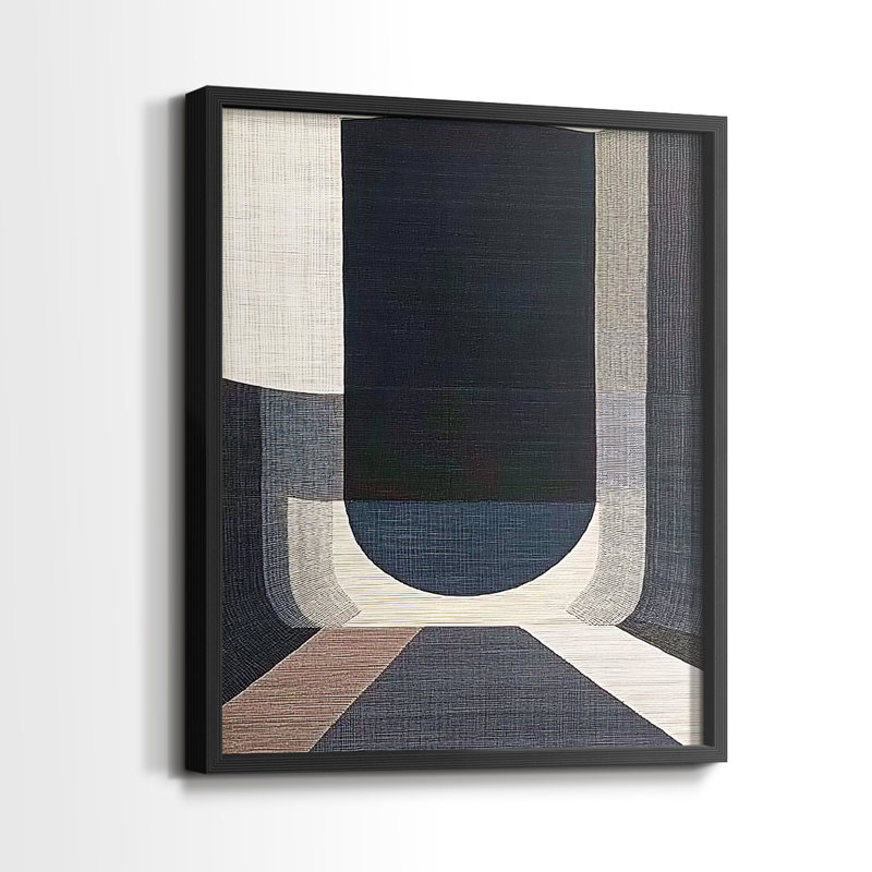 "ABSTRACT Series DCL XXVI" par J Paul, Noir, noir, noir, noir, H 21 po x l 17 po