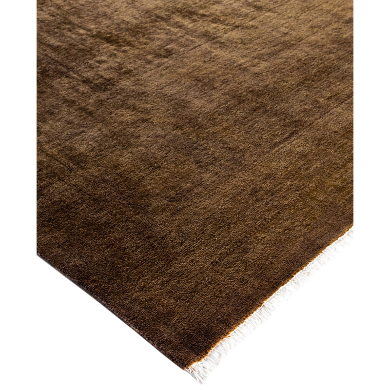 Overdyed One-of-a-Kind 8' 3" X 10' 3" Hand Knotted Area Rug