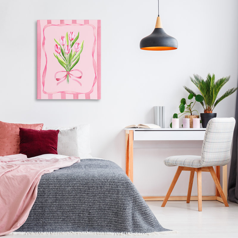 «Pretty And Sweet Tulips», conception par Nina Jacobs, H 40 po x l 30 po