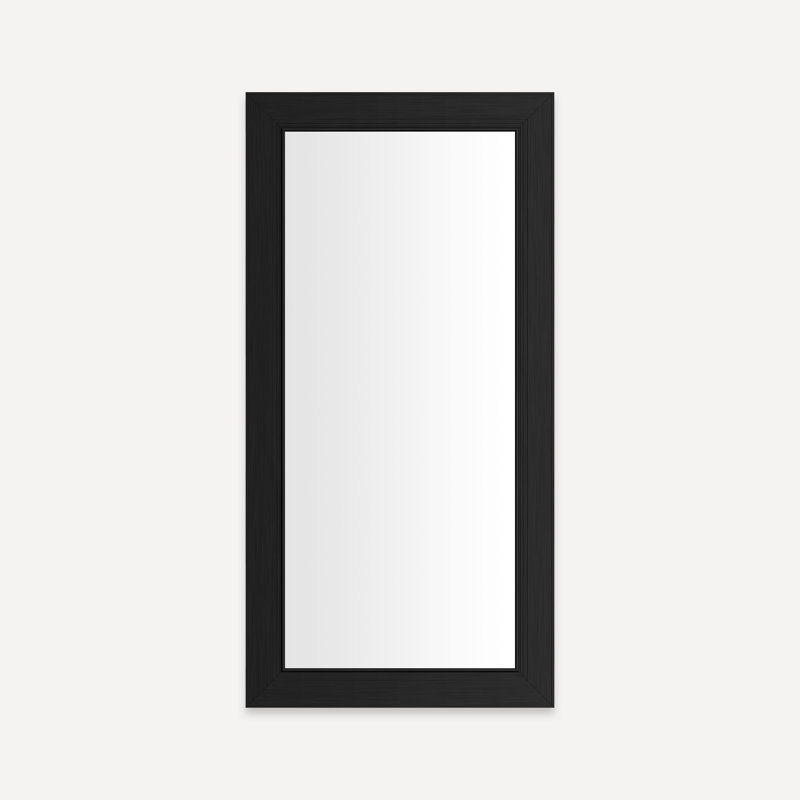 Main Line Vanity Mirror, Brushed Black, 40'' x 20''