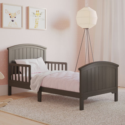 Ensemble de lit pour tout-petit enfant Child Craft en gris Dapper avec matelas HALO DreamWeave