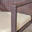 Anjelah 6 - Person Wicker Patio Dining Set with Rectangular Table