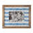 Blue Wood Picture Frame