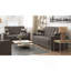 Causeuse convertible avec rangement Primenest Zenaero Collection, chenille grise-480887347