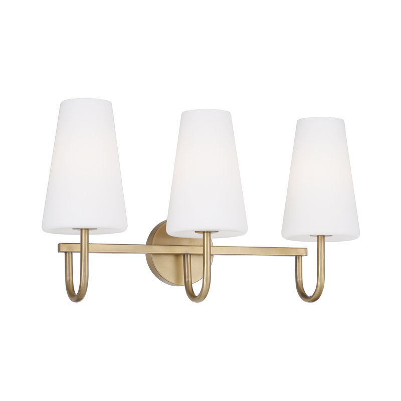 Averitt 3 - Light Dimmable Vanity Light, Aged Brass