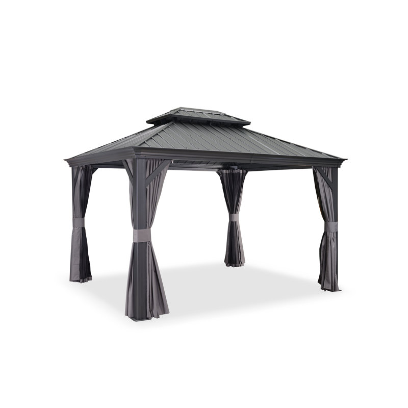 12 Ft. W x 10 Ft. D Aluminum Gazebos