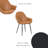 17.5'' H Faux Leather Upholstered Armchair-1481688829