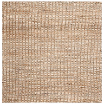 Zaragoza Hand Loomed Jute And Cotton With Latex Solid Color Rug