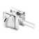 Concealed Slide Latch, 1-3/4 In., Diecast Zamak, Chrome Plated
