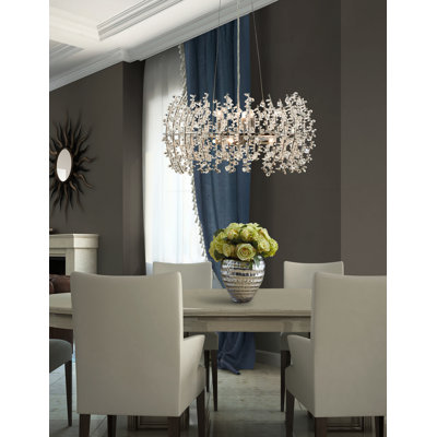 Viggo 6 - Light Dimmable Drum Chandelier
