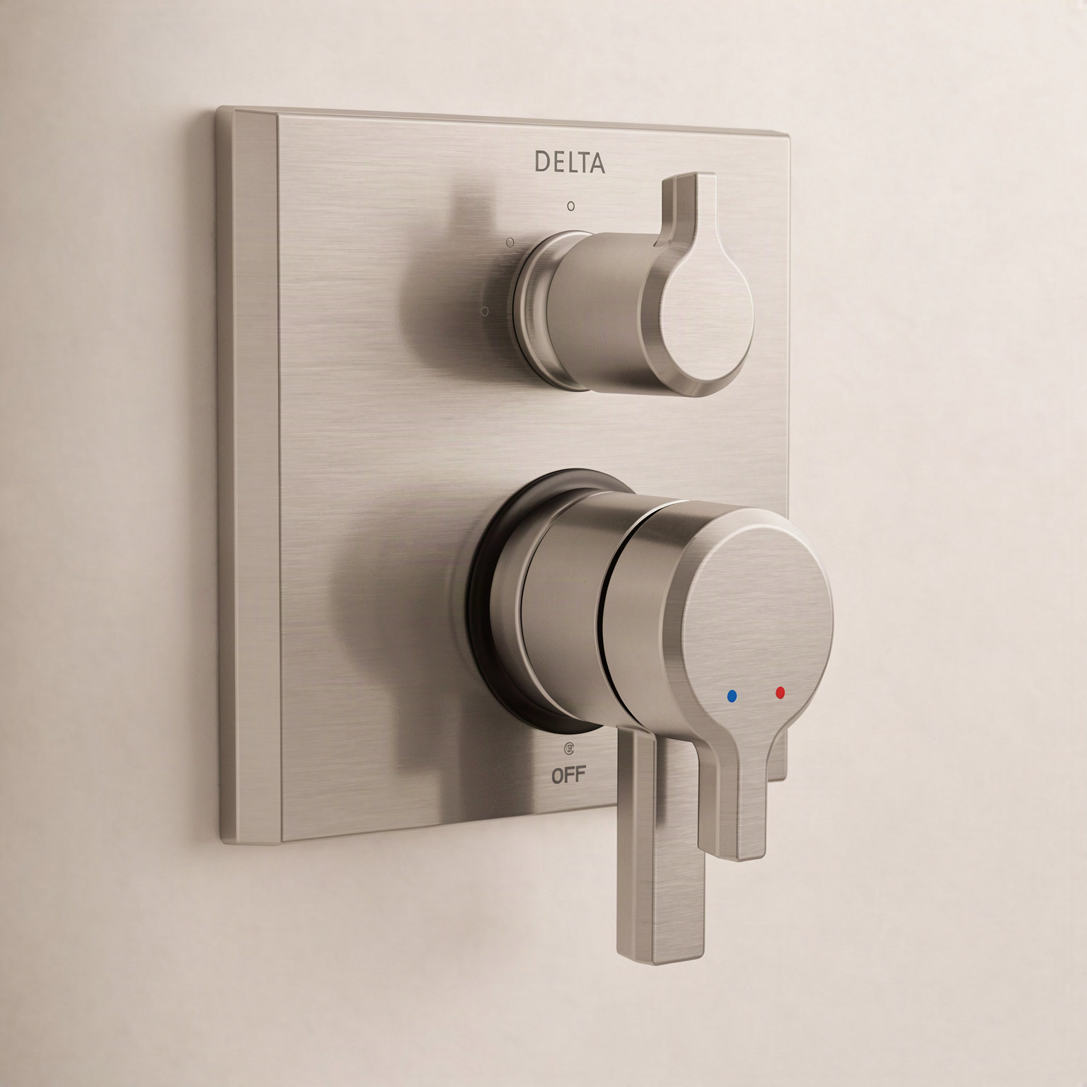 Pivotal Monitor 17 Series Valve Trim with Diverter, Matte Black