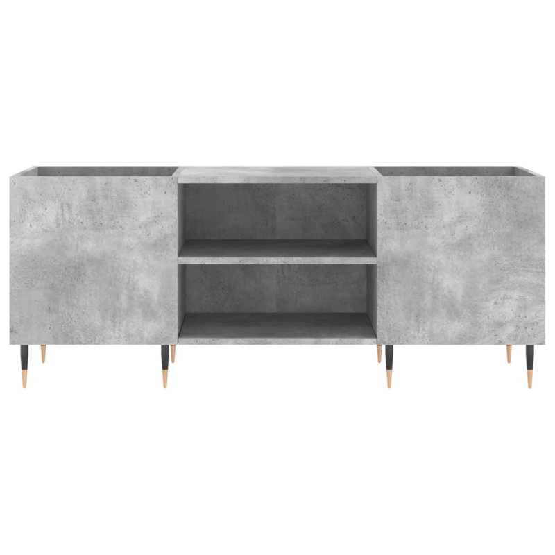 48cm H Media Cabinet, Concrete Grey