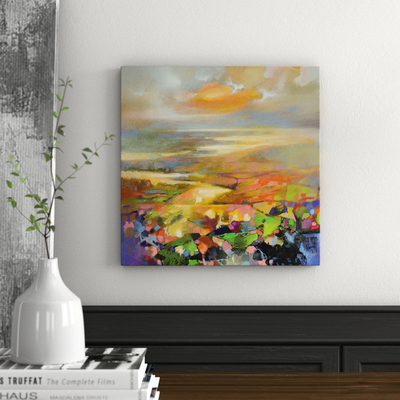 Scott Naismith - Painting, 40cm H x 40cm W, Yellow