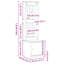 Hall Tree SANDNES 45X40x159.5 Cm Solid Wood Pine-2002677061
