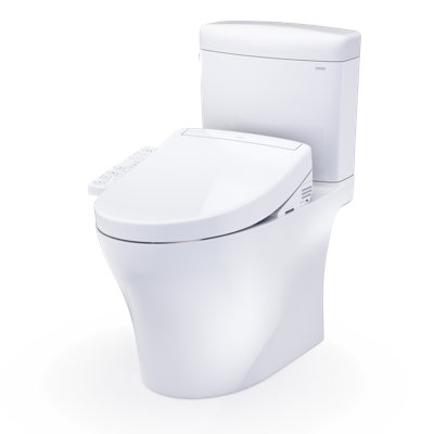 Toilette allongée deux pièces TOTO® WASHLET® + Aquia IV®