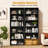 6‑Tier Freestanding Corner Bookshelf, Open Storage Shelf Bookcase for Home Office, Living Room-431522138