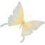 Fancy Butterfly On Clip - 10 X 2.5 Inches Set Of 6