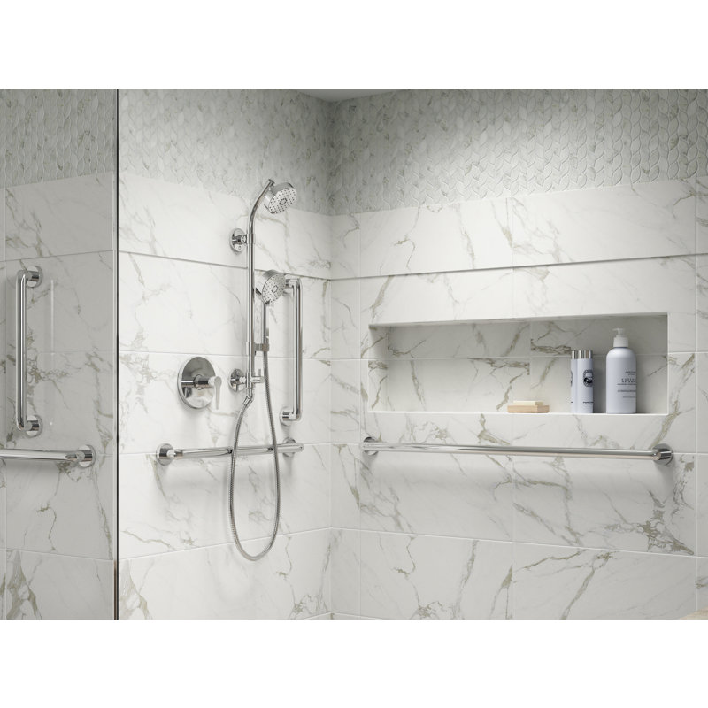 Hydrorail-S Shower Column Kit, Vibrant Brushed Nickel