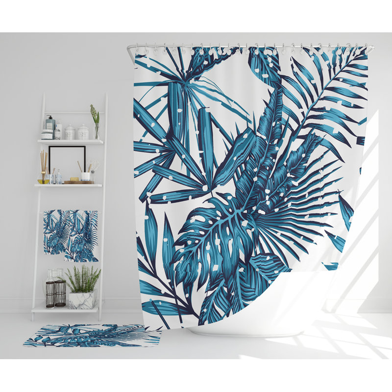 Neiya Polyester Shower Curtain Set