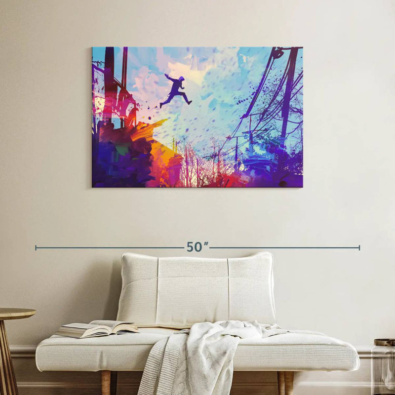 Sirecc Color Splash Parkour, H 26 po x l 39 po