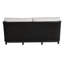 Samara Cushioned Sofa w/Three Accent Pillows