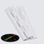 4x White Acrylic Piano Hinges 200 mm, Self-Adhesive, No Glue Required