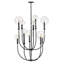 Alchemy 10-Light Multi-Tier Chandelier with Tapered Globes-98501976
