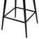 Betzalel Swivel Upholstered Counter Stool with Metal Frame