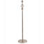 Lampe sur pied en métal 62,5 po "Leona" avec finition chromée et détails en cristal
