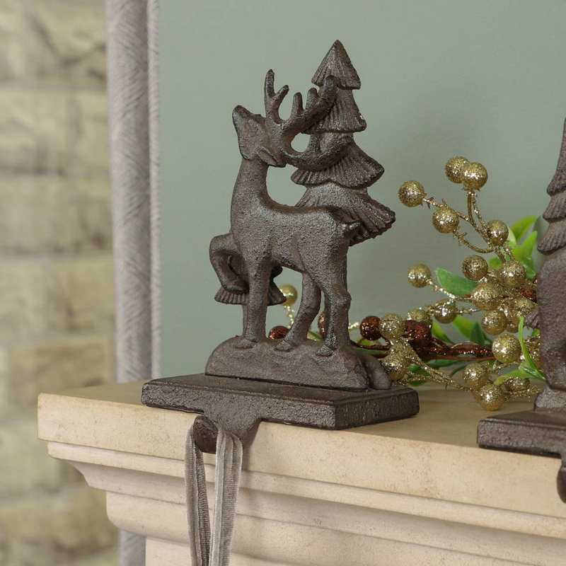 3D Reindeer Stocking Holder
