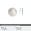 Faraday 1-1/4 inch (32mm) Diameter Cabinet Knob-111952427