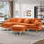 Velours orange