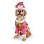 Statue de Noël Labrador Retriever, figurine de chien des Fêtes en tenue de père Noël pour la décoration intérieure