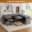 Canapé modulaire avec rangement 8 pièces-1838235751