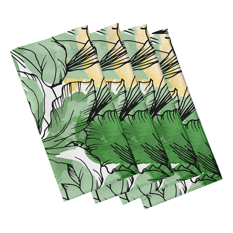 Ensemble de serviettes 4 pièces Marlow, Vert