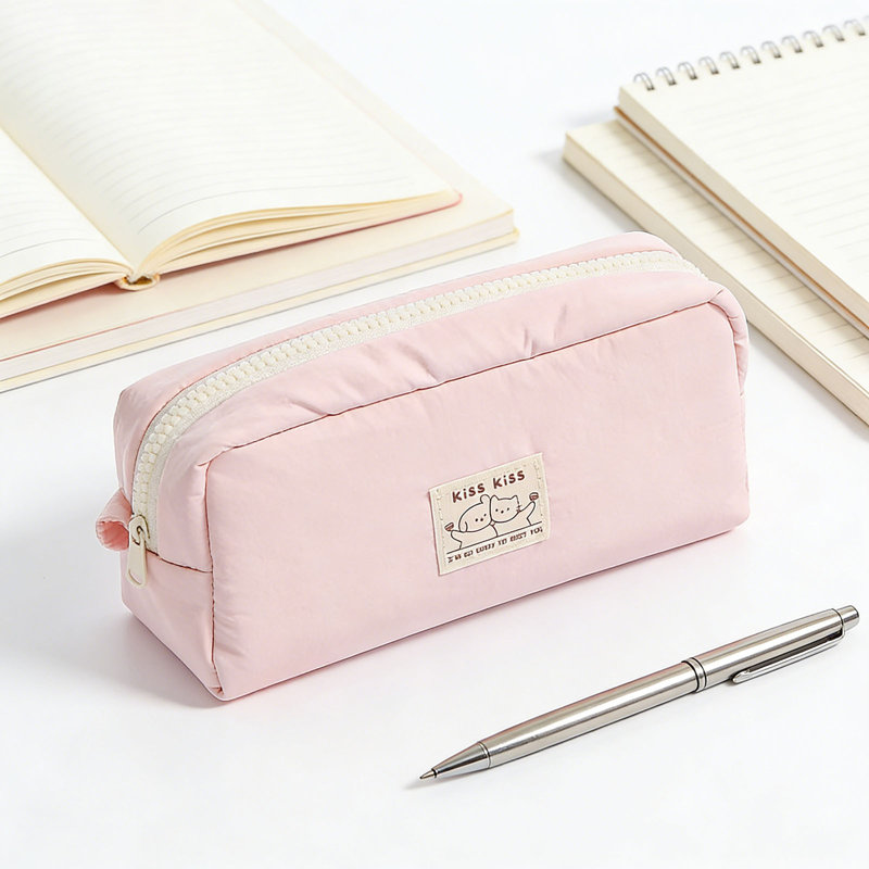 Sac de papeterie Dun Dun, Rose
