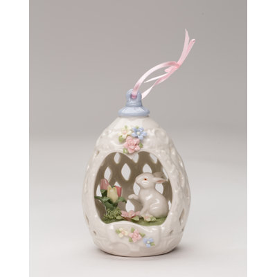 4.25'' Handmade Porcelain Hanging Figurine Ornament